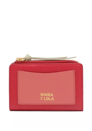 Bimba y Lola zip-fastening panelled wallet - Red