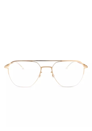 Mykita Imba geometric-frame glasses - Gold