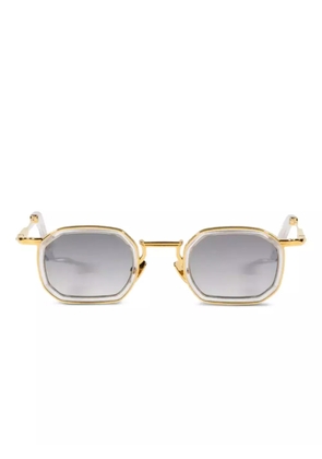 John Dalia geometric-frame sunglasses - Yellow