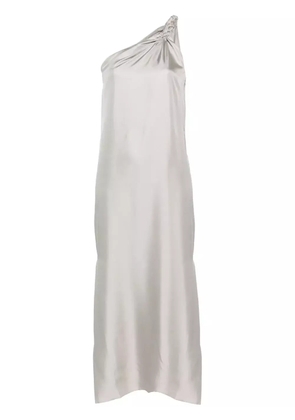 LouLou de Saison Adela silk maxi dress - Grey