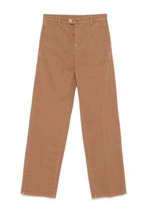 Merci logo-print trousers - Brown