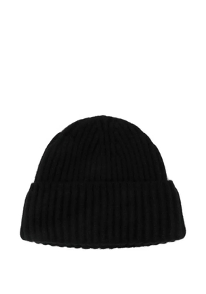 kujten Bruges ribbed-knit cashmere beanie - Black