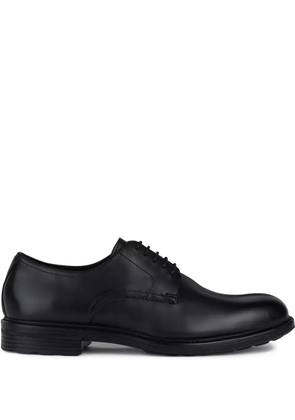 Geox Wlak Pleasure leather lace-up shoes - Black