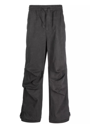 Juun.J waffle-effect drawstring track pants - Grey