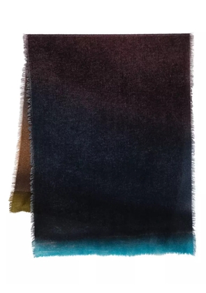 Faliero Sarti Chal Paco ombre fringed scarf - Black
