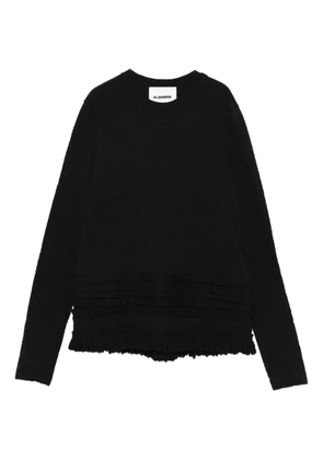 Jil Sander wool-blend sweatshirt - Black