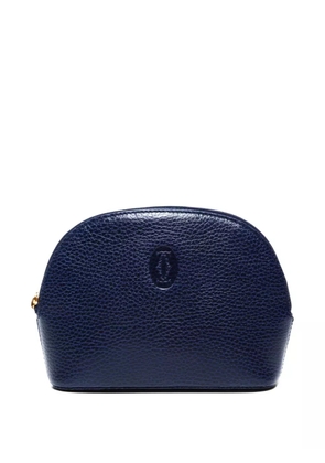 Cartier 1990-2000s Must de Cartier pouch - Blue