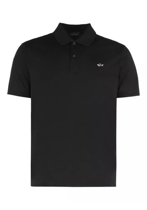 Paul & Shark short-sleeve cotton polo shirt - Black
