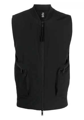 Thom Krom zip-up padded gilet - Black