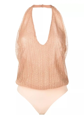 Lethicia Bronstein Mariah pleated bodysuit - Brown