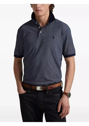 Polo Ralph Lauren geometric-pattern polo shirt - Blue