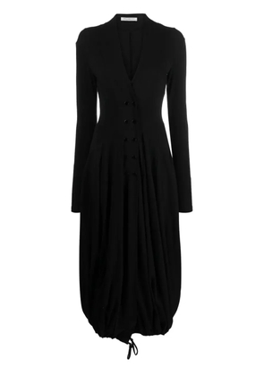 Philosophy Di Lorenzo Serafini V-neck double-breasted midi dress - Black