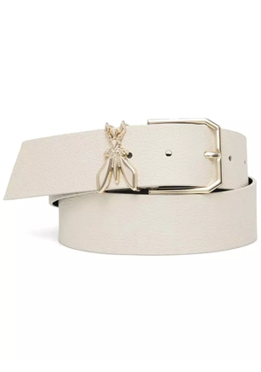 Patrizia Pepe logo buckle belt - Neutrals