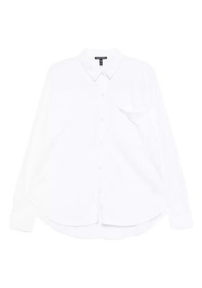 Eileen Fisher organic cotton terry classic collar shirt - White