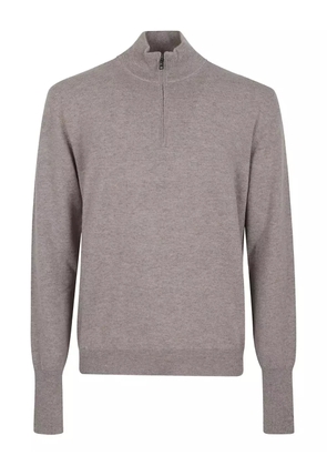Ballantyne half-zip sweater - Neutrals