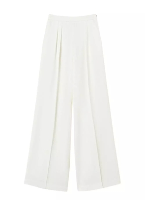 TWINSET pleated palazzo trousers - White