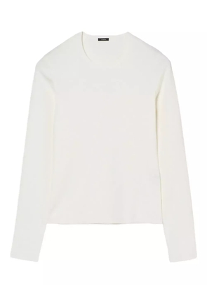 JOSEPH long-sleeve ribbed sweater - White