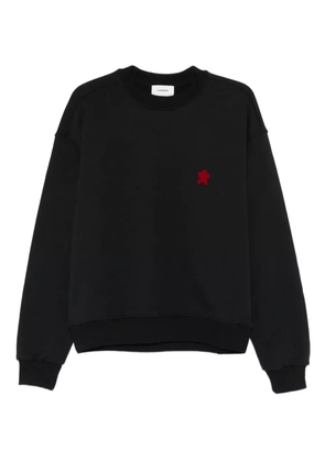 A Paper Kid embroidered crew-neck sweatshirt - Black