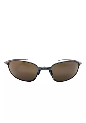 Nike Pounce oval-frame sunglasses - Brown