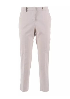 Peserico strecth-cotton trousers - Neutrals