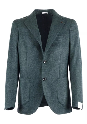 Brera two-button patch-pockets blazer - Green