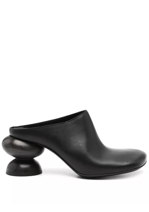 Uma Wang 70mm sculpted-heel mules - Black