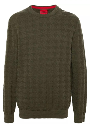 HUGO organic cotton jumper - Green