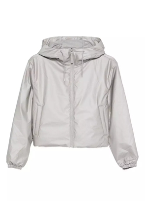 Rains hooded puffer jacket - Grey