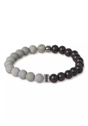 Tateossian natural wood bracelet - Grey