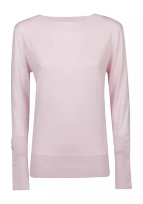 Snobby Sheep button-cuff silk sweater - Pink