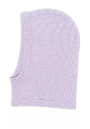 Lisa Yang knitted balaclava - Purple