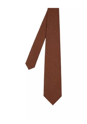 Paul Smith pointed-tip tie - Brown
