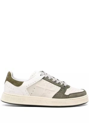 Premiata leather panelled sneakers - Neutrals