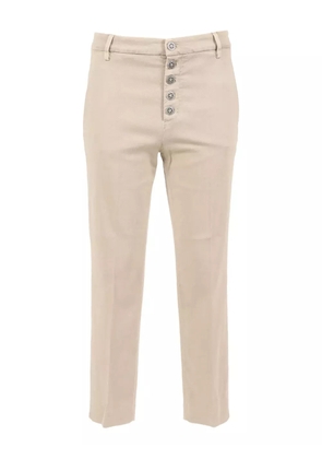DONDUP button-front straight trousers - Neutrals