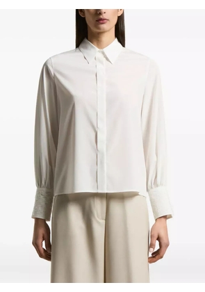 Peserico lace-cuff shirt - White