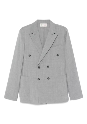 The Editor mélange-effect blazer - Grey