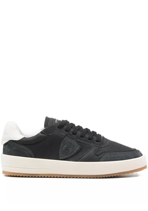 Philippe Model Paris leather-panelled sneakers - Black