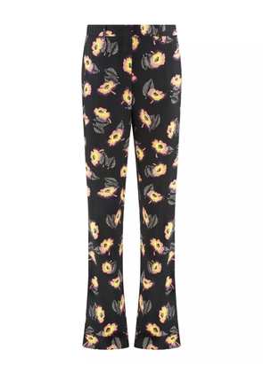 ETRO floral-print trousers - Black