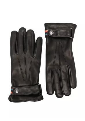 Paul Smith Signature Stripe gloves - Black