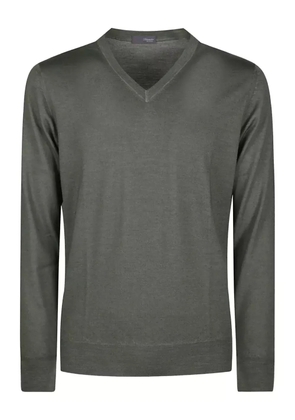 Drumohr V-neck wool sweater - Green