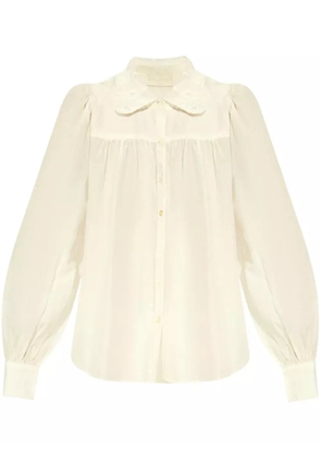 Ulla Johnson balloon long-sleeved blouse - Neutrals