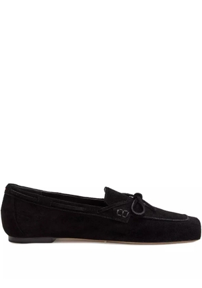 Aeyde Jasper suede loafers - Black
