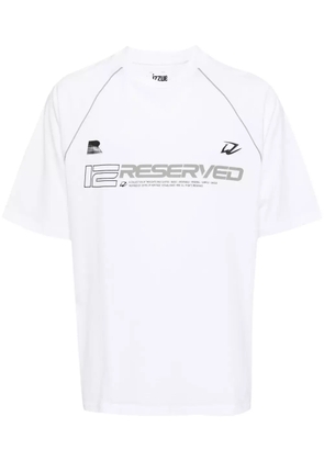 izzue logo-print cotton T-shirt - White