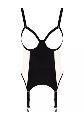Maison Close Pure Tentation cut-out bodysuit - Black