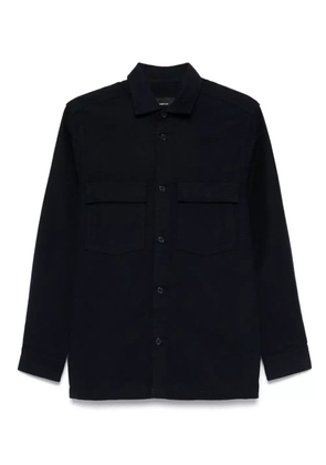 REMUS UOMO cotton overshirt - Blue