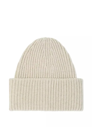 BOMPARD ribbed cashmere hat - Neutrals