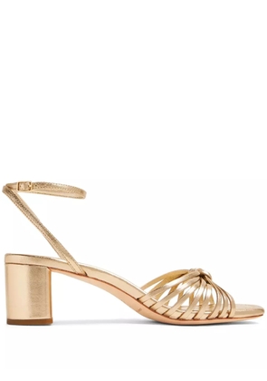Loeffler Randall Olivian 50mm metallic sandals - Gold