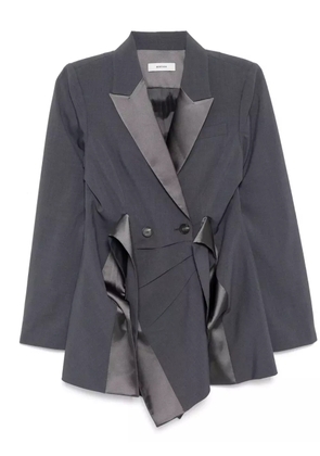 Besfxxk asymmetric blazer - Grey