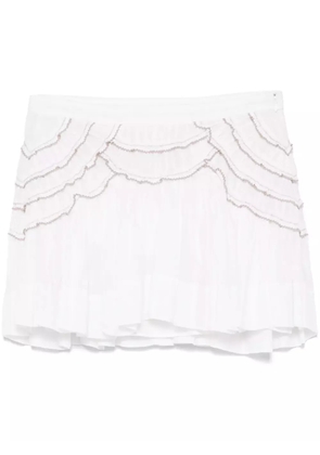 MARANT ÉTOILE Ceola mini skirt - Neutrals