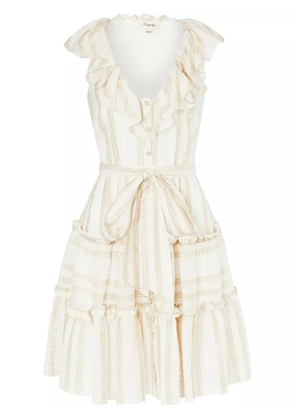 Temperley London Benoto mini dress - Neutrals